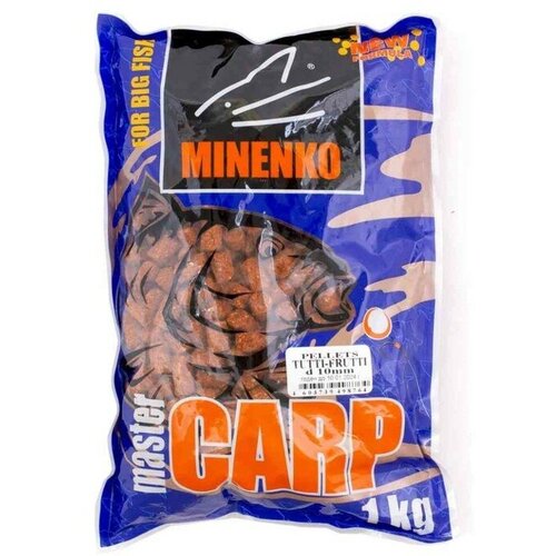 фото Пеллетс minenko master carp, тутти-фрутти, 10 мм, 1 кг