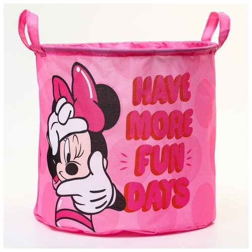 фото Корзина для игрушек "have more fun days" минни маус, 33*33*31 см disney