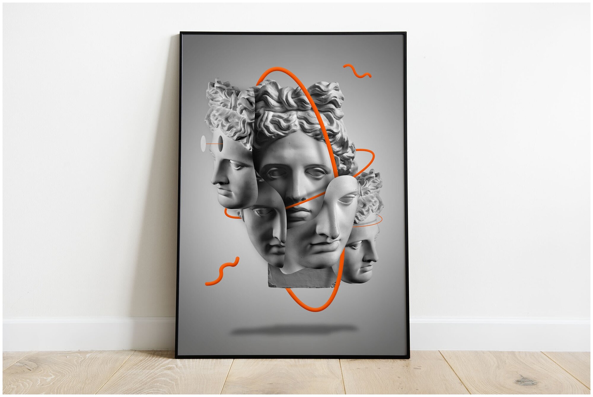 Плакат "Давид Микеланджело" / Формат А3+ (33х48 см) / Постер для интерьера / Без рамы