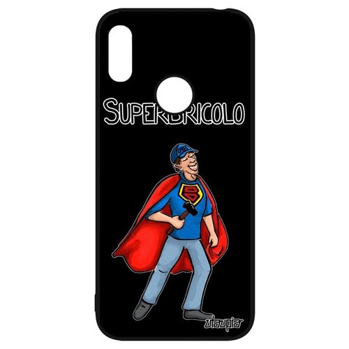 фото Красивый чехол на смартфон // huawei y6 2019 // "супермастер" ремонт мужчина, utaupia, черный