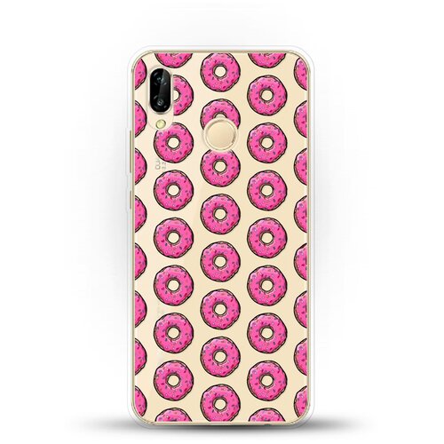 фото Силиконовый чехол пончики на huawei p20 lite andy & paul