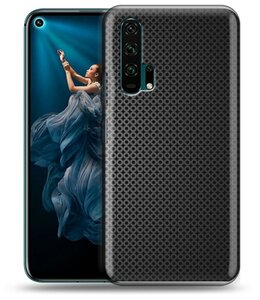 Фото Дизайнерский силиконовый чехол для Huawei Honor 20 Pro Металл