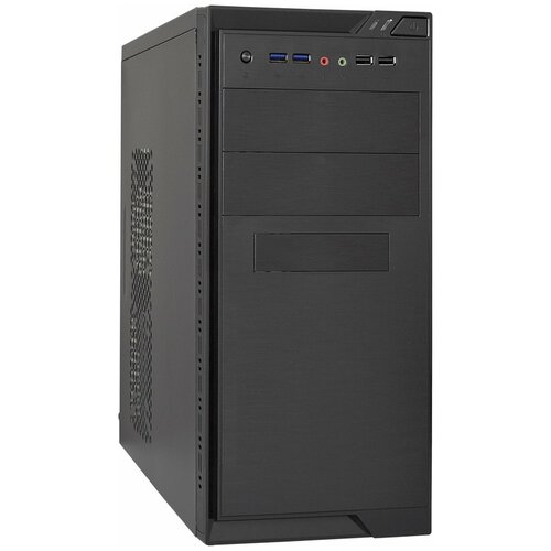 Корпус для компьютера Minitower, MA-37UX, EX283235RUS, black корпус для компьютера in win minitower es722bk 400вт черный