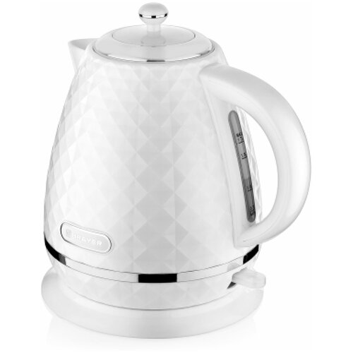 Чайник электрический 17Л 2200ВТ диск встроен фильтр контр STRIXпластик черн BRAYER новинка 881600₽