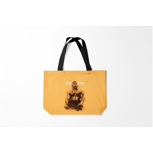 фото Сумка-шоппер / 46х35 см / боевые искусства / майк тайсон iron mike burnettie