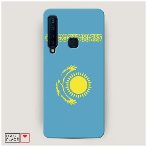 фото Чехол пластиковый samsung galaxy a9 2018 флаг казахстана 1 case place