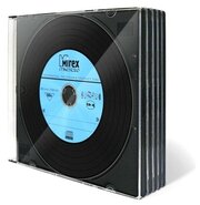 Компакт диск CD-R 700мБ Mirex под винил Маэстро тонкие/слим/ по 5 шт.