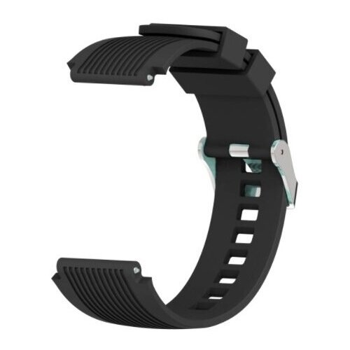 аккумулятор для часов garmin vivoactive hr 361 00090 00 Ремешок силиконовый для смарт-часов Samsung Galaxy Watch Active 2,4, 40, 44, 3, 41 мм, 42 мм. ширина 20 мм. цвет черный