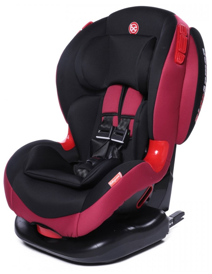 Baby care Детское автомобильное кресло BC-120 ISOFIX гр I/II, 9-25кг,(1-7 лет), красный