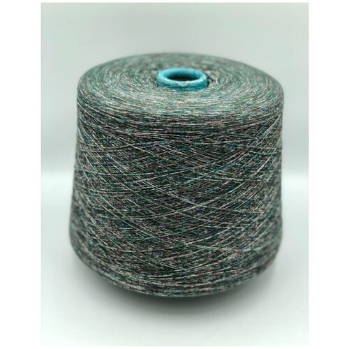 Пряжа на бобинах «ZAPHIR» Цена 300 гр; Состав: вискоза_90% шелк_10% Метраж: 1700 м в 100 гр; цвет полынь