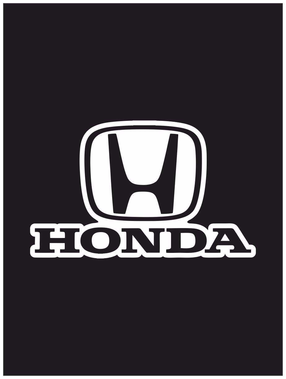 Наклейка на авто "Honda логотип " 17х10 см
