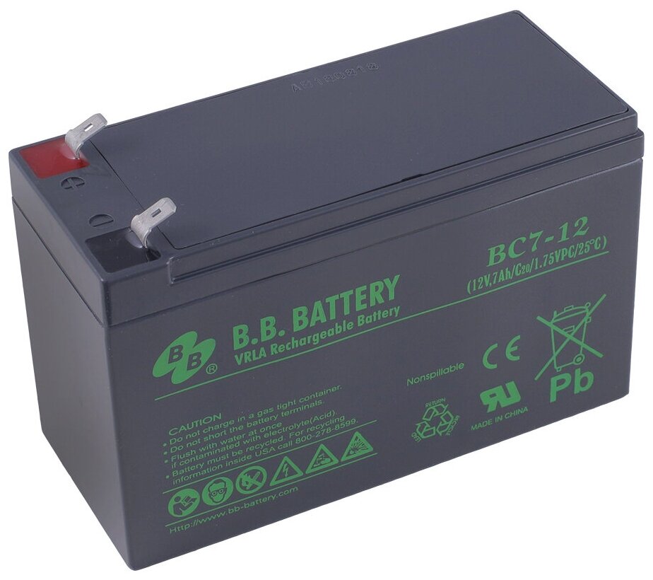 Батарея для ИБП B B Battery BC 7-12