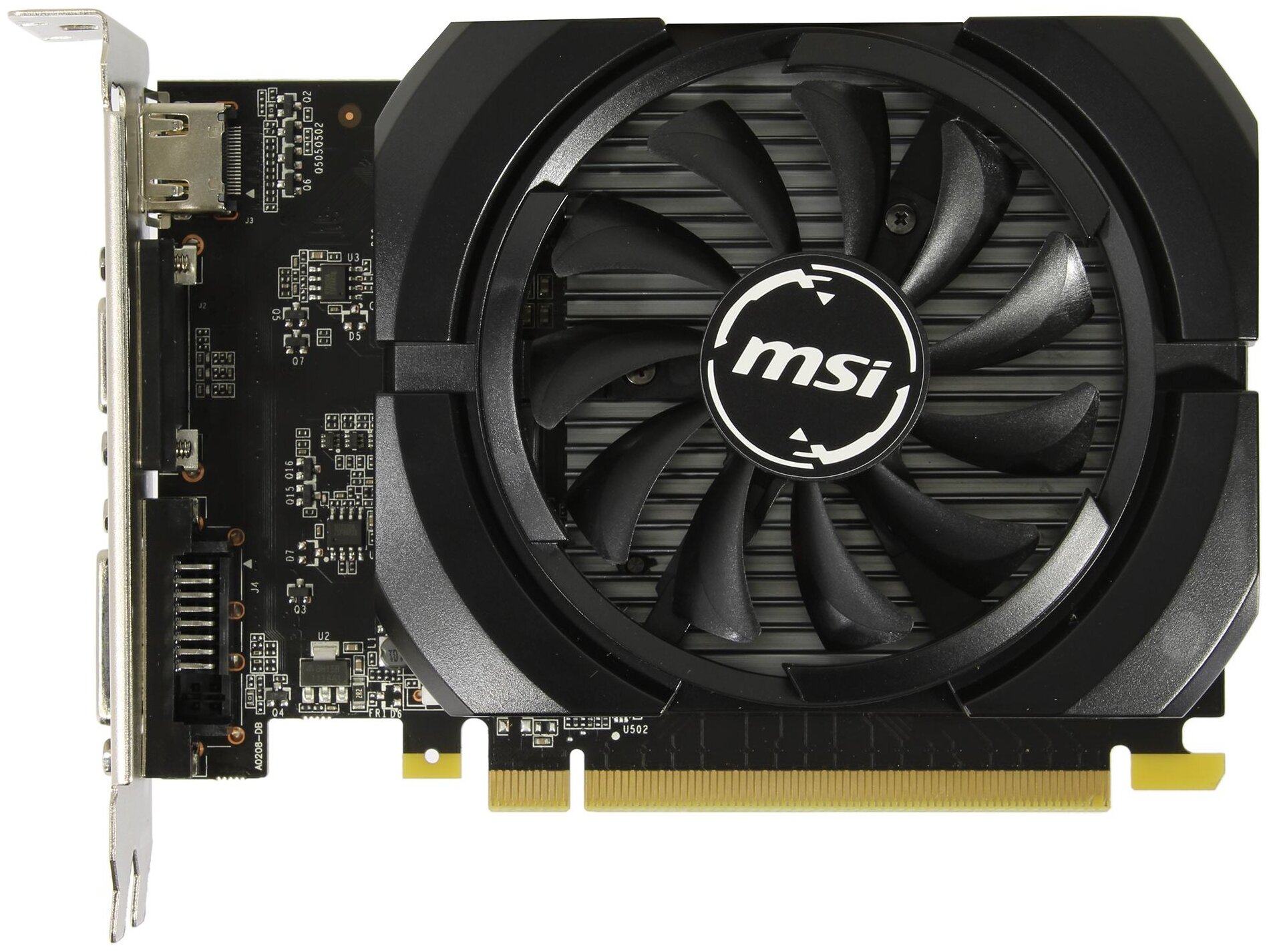 Видеокарта MSI NVIDIA GeForce GT 730 2Gb DDR3 (N730K-2GD3/OCV5)