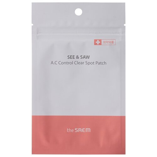 Патчи точечные для проблемной кожи The Saem See & Saw A. C Control Clear Spot Patch