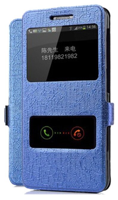 Чехол-книжка Чехол. ру для Samsung Galaxy A52 (SM-A525F) 2021 с окном вызова предпросмотра и свайпом позволяет отвечать на звонки и сообщения не отк.