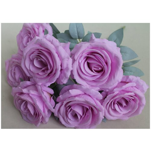 Алмазная мозаика Molly 15Х20 см Фиолетовые розы (9 цветов)