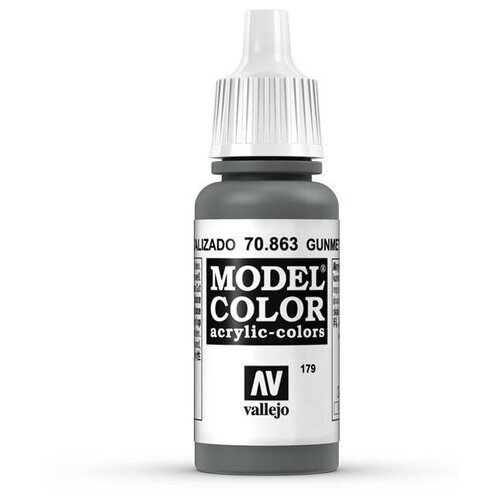 Краска 70863 Vallejo Серии Model Color - Gunmetal Grey 17ml