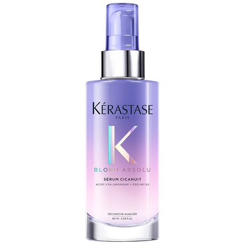 Купить Kerastase Blond Absolu Serum Cicanuit Ночная восстанавливающая сыворотка для осветленных волос, 90 мл, бутылка