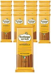 Bottega del Sole», макаронные изделия «Фетучини», цельнозерновые, 500 г (упаковка 20 шт