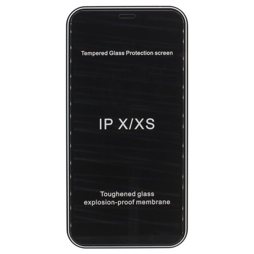 Защитное стекло для Apple iPhone 11 Pro (приват) (закалённое) (полное покрытие) (черное)
