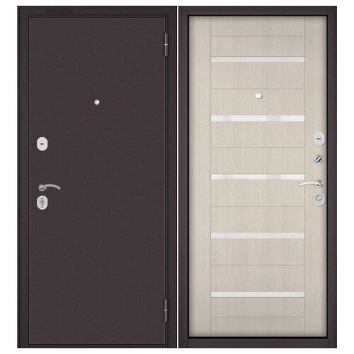 Дверь входная металлическая ECO-70 Ларче бьянко Царга CR142