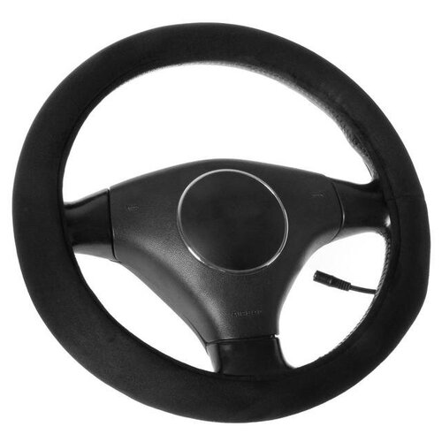 Оплётка с подогревом от прикуривателя 12 В 40 Вт размер 38 см чёрный 2473₽