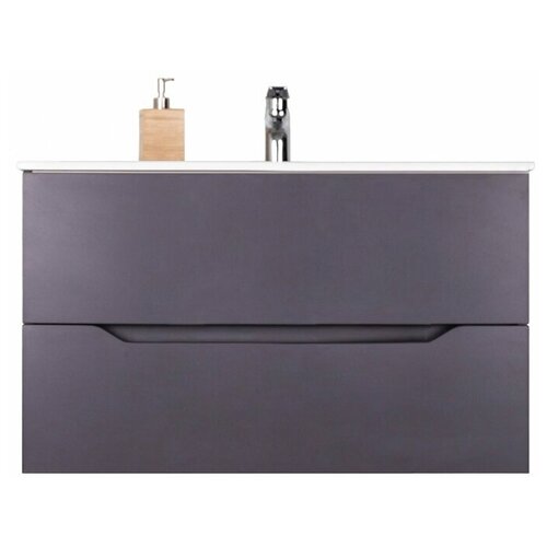 фото Orange li-100tug тумба подвесная line 100 с раковиной.