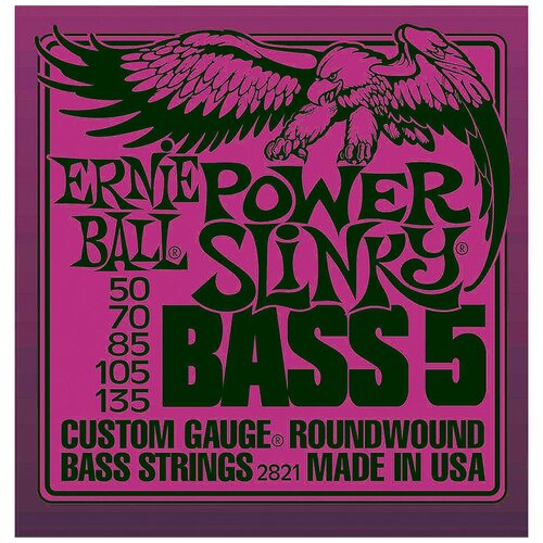 Струны для бас-гитары Ernie Ball 2821