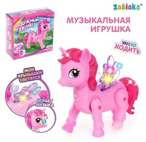 ZABIAKA Игрушка "Пони" свет, звук , микс SL-042331