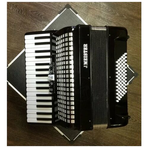 J.Meister Jm3472/bk - Аккордеон 3/4, 34 клавиши, 72 басов, Цвет: черный