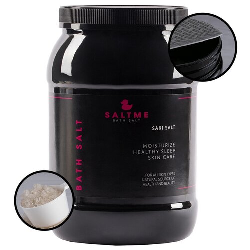 SALTME Сакская (Крымская) розовая соль, 3 кг/натуральная природная морская соль для ванны/иммунитет/восстановление/похудение.