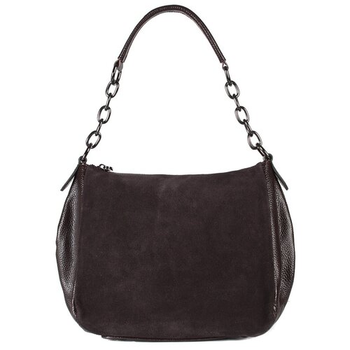 фото Сумка/сумка женская/натуральная кожа и натуральная замша/meyninger/а-св-6689-1/черныйз/модель кросс-боди/с плечевым реммешком