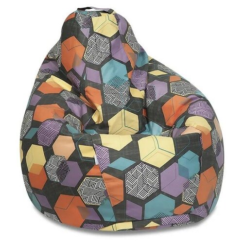 фото Кресло-мешок пуф лима, размер xl, многоцветный, delicatex