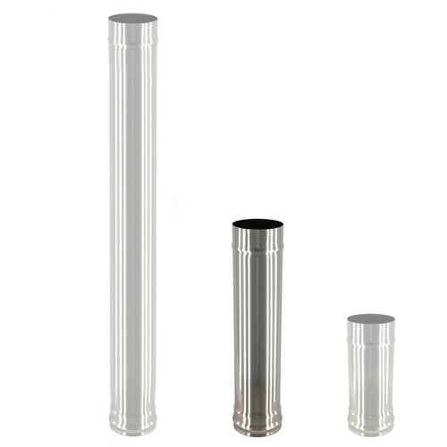 Труба — 130 — 0,5 м — нерж 0,5 мм