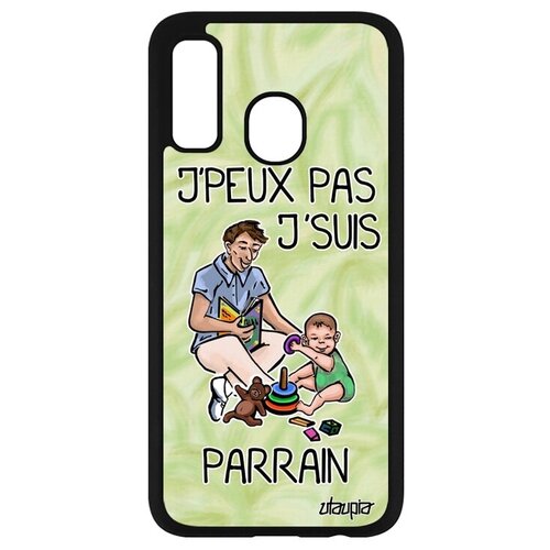 фото Противоударный чехол на телефон // samsung galaxy a40 // "не могу - стал крестным!" крутой шутка, utaupia, светло-зеленый
