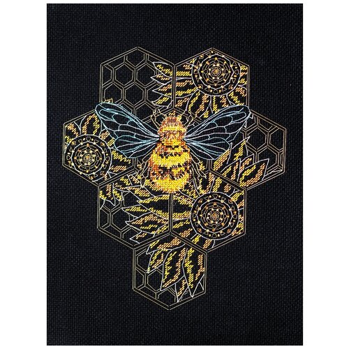 Купить Набор для вышивания мулине абрис АРТ арт. AH-124 Пчелиный рай 19х22 см, ABRIS ART