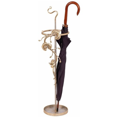 Декоративная подставка для зонтов BOGACHO Орхидея кованая, кремовый