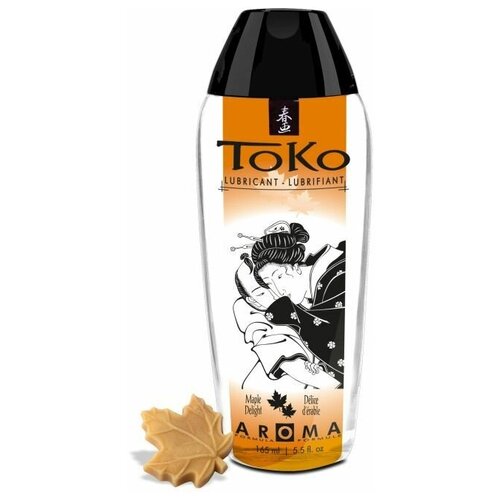 53574 Shunga Toko Aroma Maple Delight, 165 мл. Лубрикант с нежным вкусом, Кленовое наслаждение