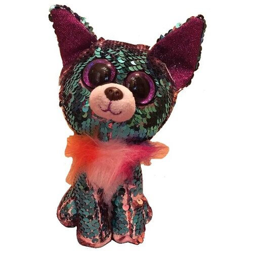 Игрушка мягкая с пайетками Щенок 12см Лапландия 84021б 577₽