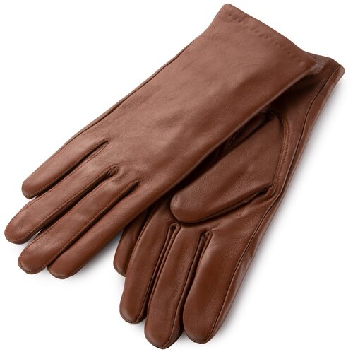 Перчатки Hofler, демисезон/зима, подкладка, размер 7.5, коричневый