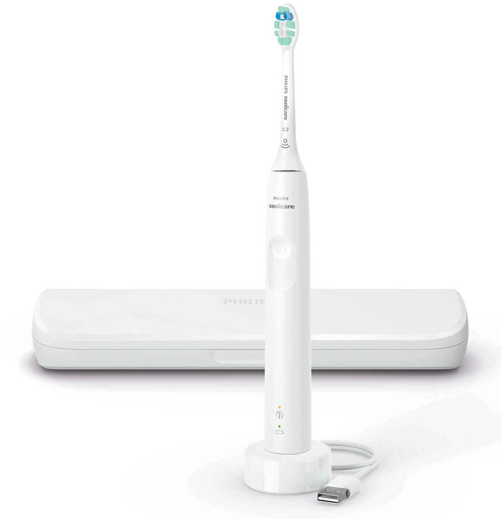 Звуковая зубная щетка Philips Philips Sonicare 3100 HX3673, белый