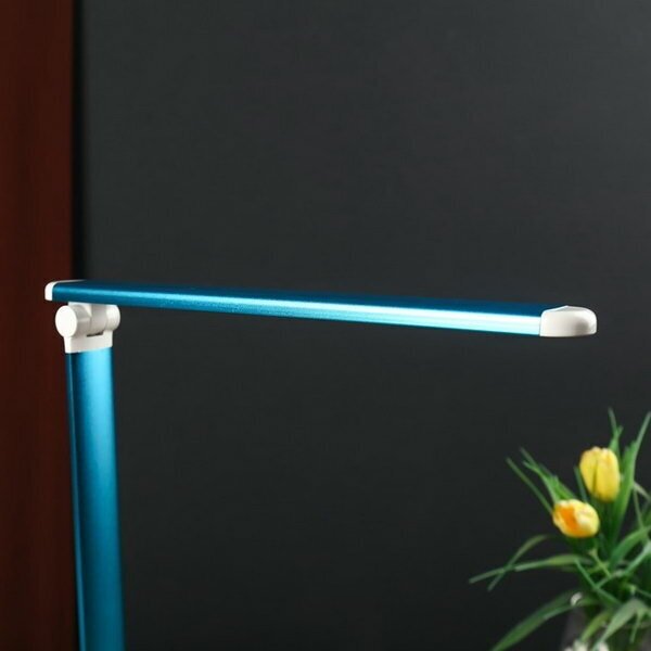 Светильник настольный СТАРТ на подставке, 10Вт, синий - фото №8