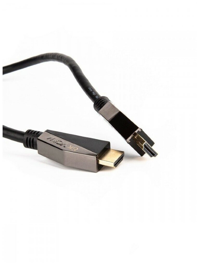 Кабель интерфейсный HDMI VCOM 19M/M,ver. 2.1, 8K/60Hz 1m - фото №9