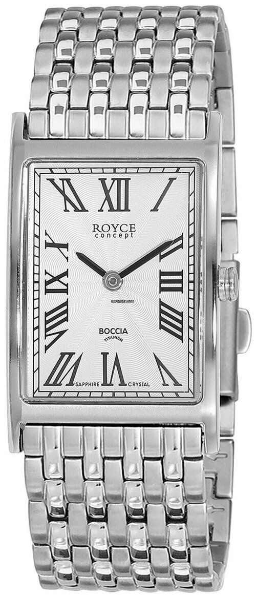 Наручные часы BOCCIA Наручные часы Boccia Titanium 3285-07, серебряный, белый