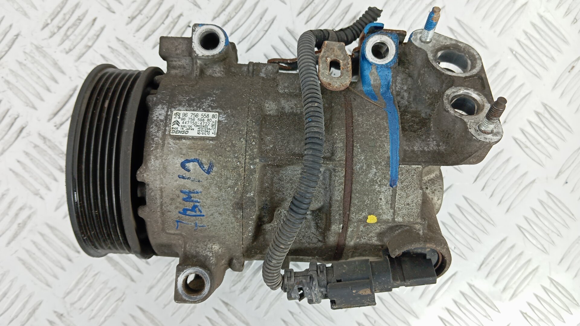 Компрессор кондиционера бензиновый CITROEN C4 CACTUS, Номер 9675655880