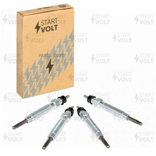 Комплект свечей STARTVOLT - Свечи накаливания кмпл 4шт для ам Hyundai Porter H-1 96-H-100 93- 4D56 25D 97мм GLSP 51 GLSP515 Комплект 4 шт STARTVOLT арт GLSP515 - 1 шт 16091₽