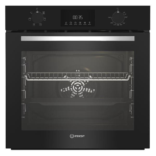 Встраиваемый духовой шкаф электрический Indesit IFE 3644 BL, 2400 Вт, объем 72 л встраиваемый духовой шкаф электрический indesit ife 3644 bl 2400 вт объем 72 л