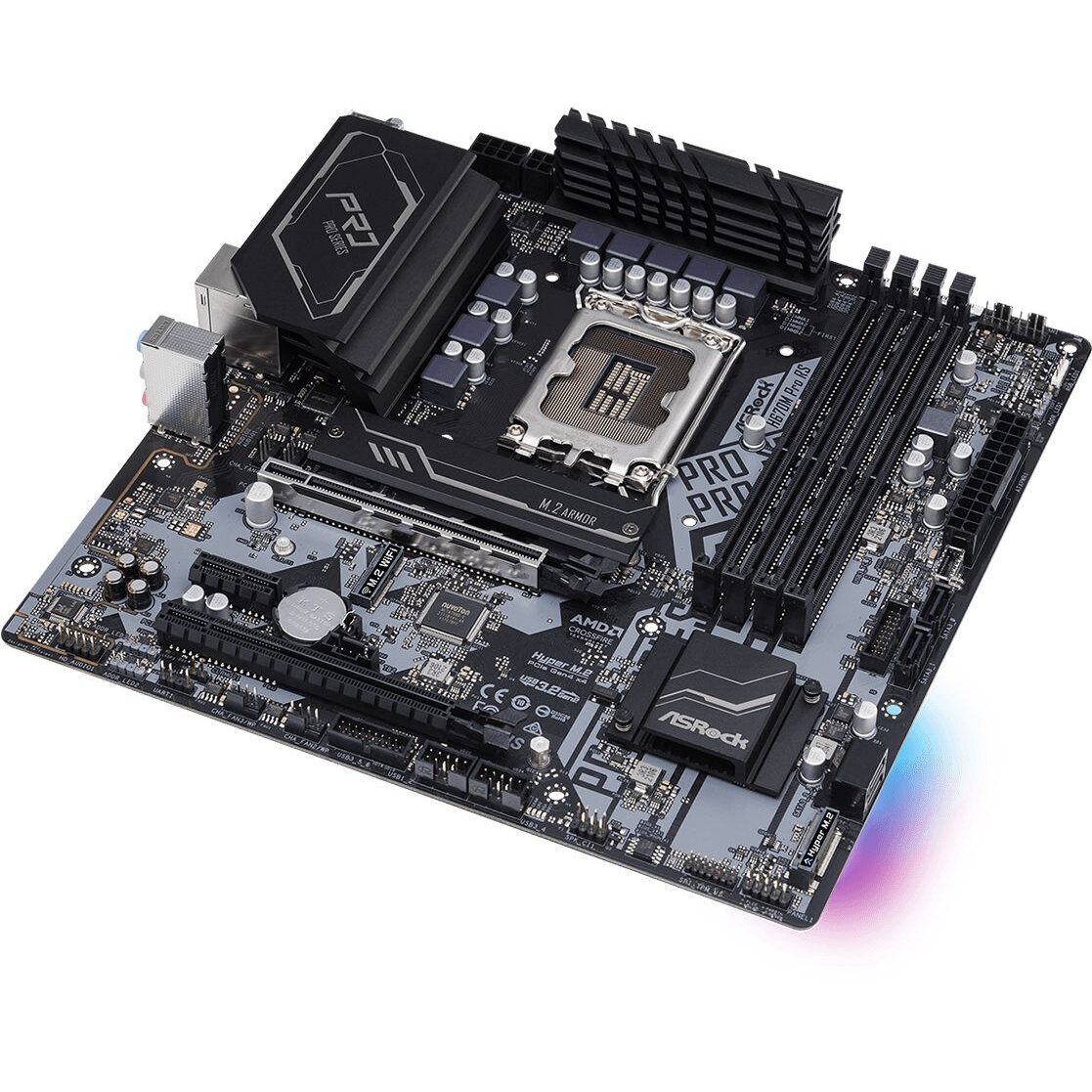 Материнская плата Asrock H670M PRO RS, Soc-1700, mATX - фото №10