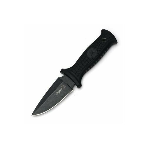 Нож Страж черный, сталь AUS8, рукоять ABS пластик нож скрытого ношения ёж шейный нож сталь aus8 рукоять сталь пластик