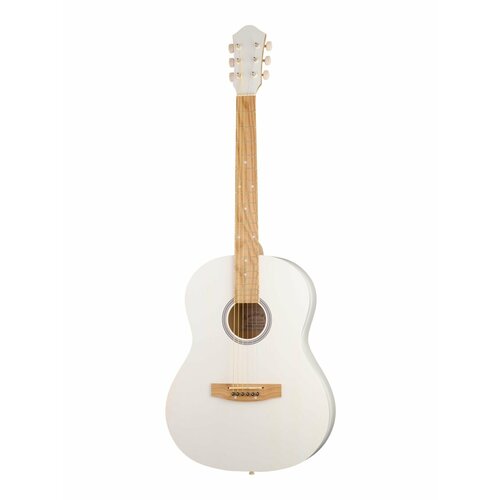 M-213-WH Акустическая гитара, белая, Амистар гитара janod белая